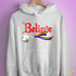 Believe Progress Pride LGBTQ Jingle Bell Hoodie - White